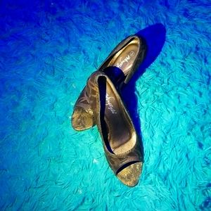 Brown Snake Skin Heels